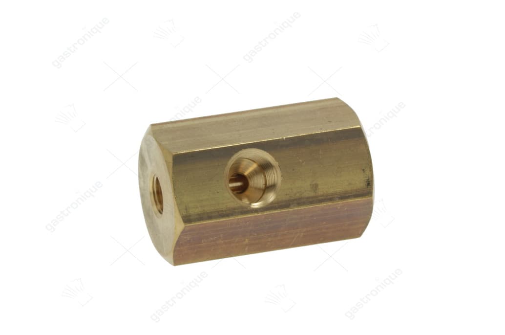 schroefconnectie voor pressostaat L 50mm SB 30 koper draad 1/4"