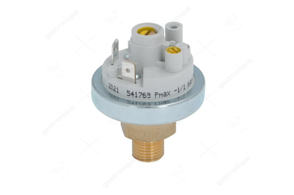 pressostaat ø 45mm kookketel drukbereik tot 1,0bar aansluiting 1/4" 250V 8A p max. 1bar