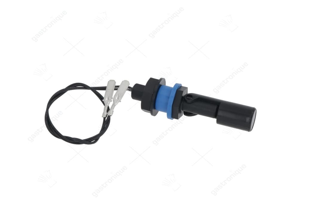 vlotterschakelaar draad M16x1,5 1NO of 1NC ø 16mm L 88mm inbouw ø 16mm 250V 1A kabel