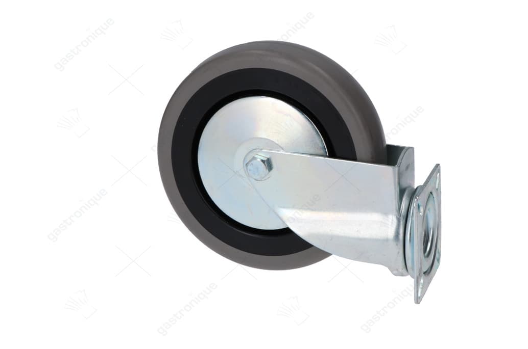 castor swivel with plate