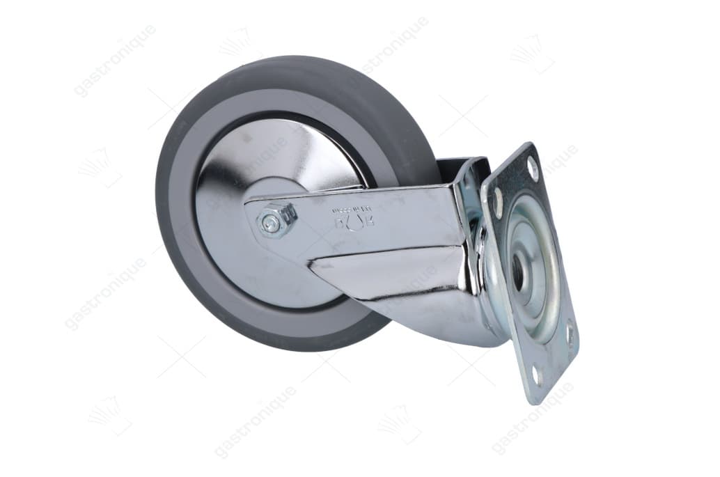 castor swivel with plate
