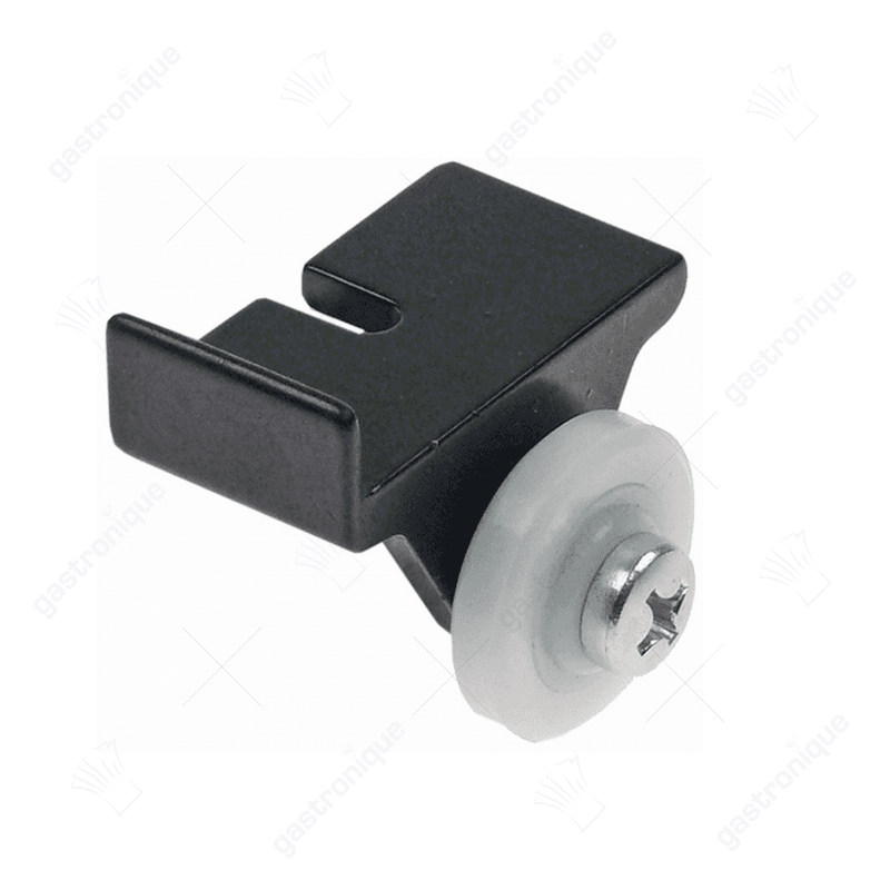 loopwiel wals ø 27,6mm B1 6mm met houder L 46mm B 39mm H 41mm voor koelkast inbouwpositie onder
