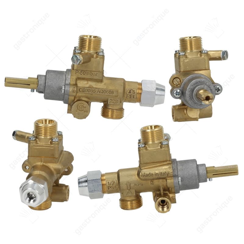 Gaskraan PEL type 22S/V gasingang M20x1,5 (pijp ø 12mm)