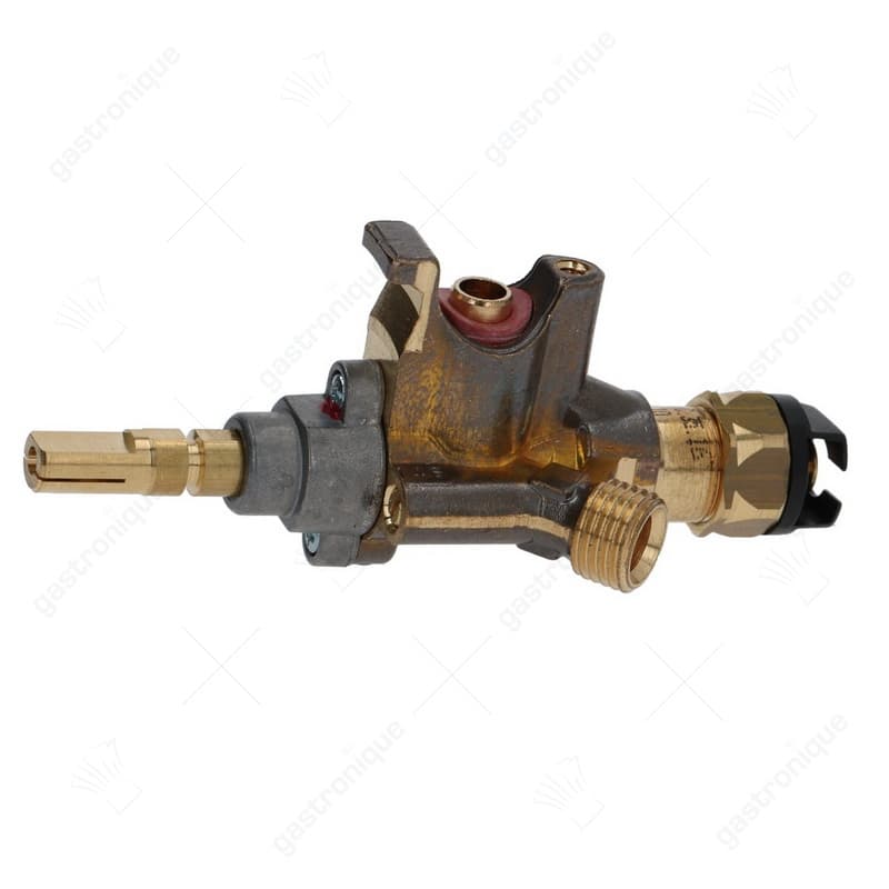 Gaskraan SABAF type 10 gasingang pijpflens ø16mm bypass sproeier ø 0,52mm
