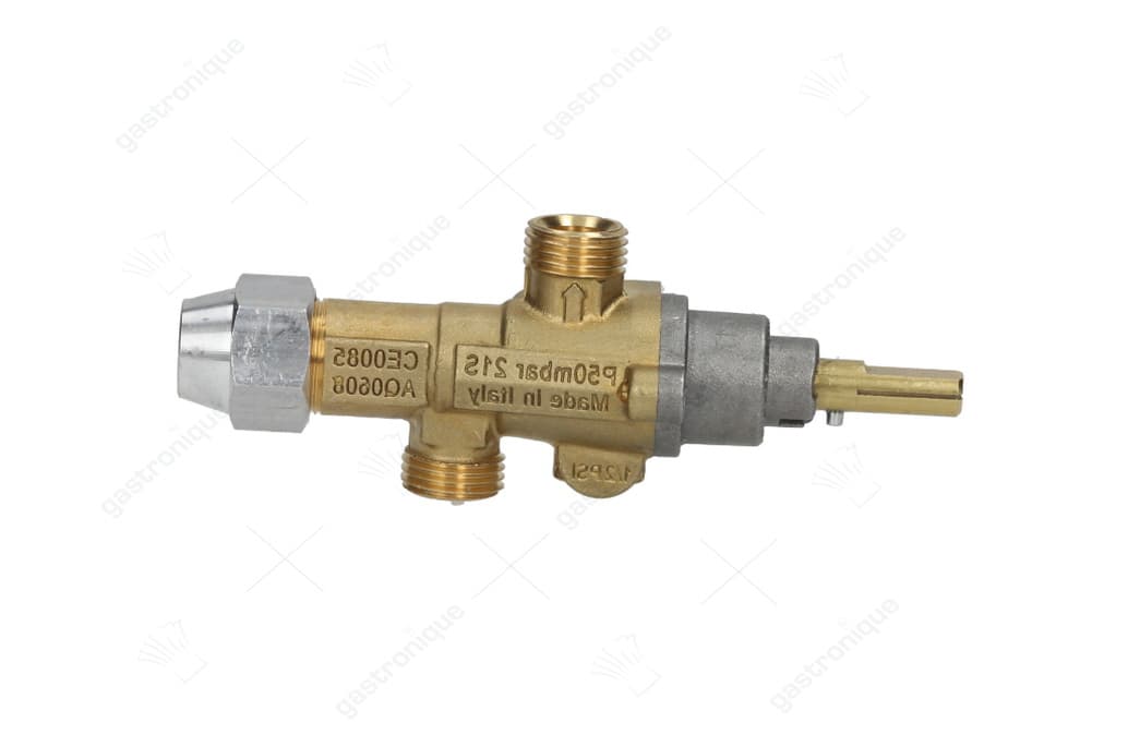 Gaskraan PEL type 21S gasingang M16x1,5 (pijp ø 10mm)
