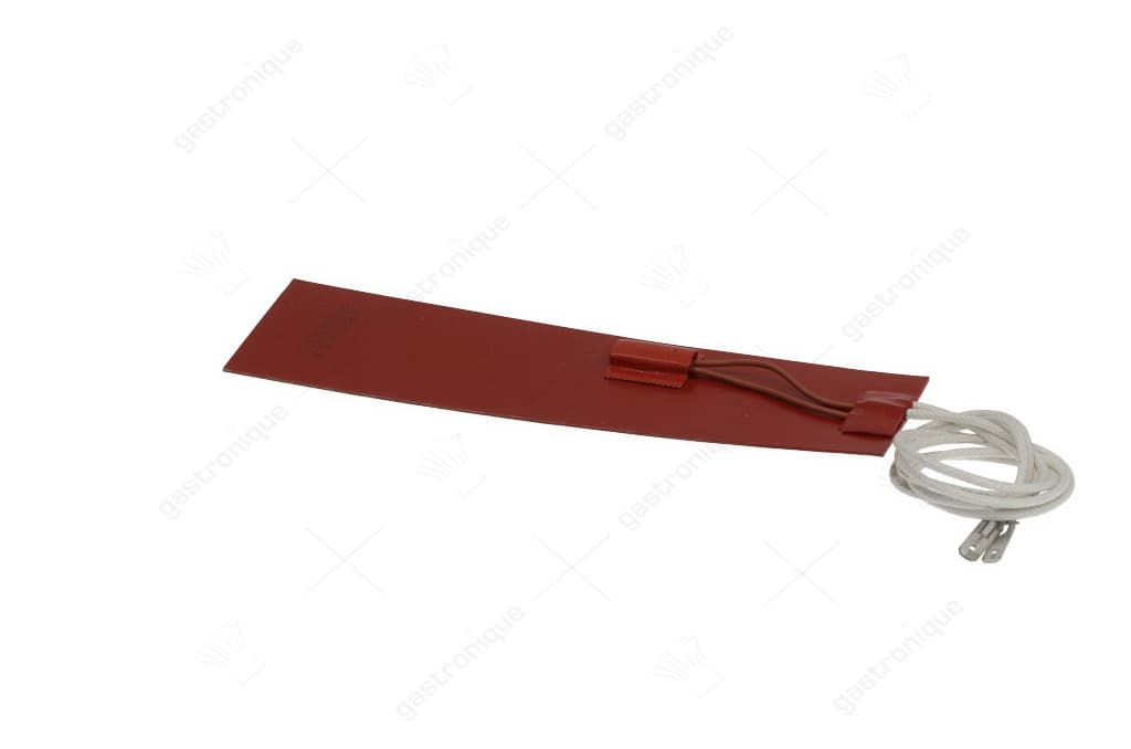 plakelement L 210mm B 58mm 100W 220V t.max. 130°C met temperatuurbegrenzer silicone - Image 1