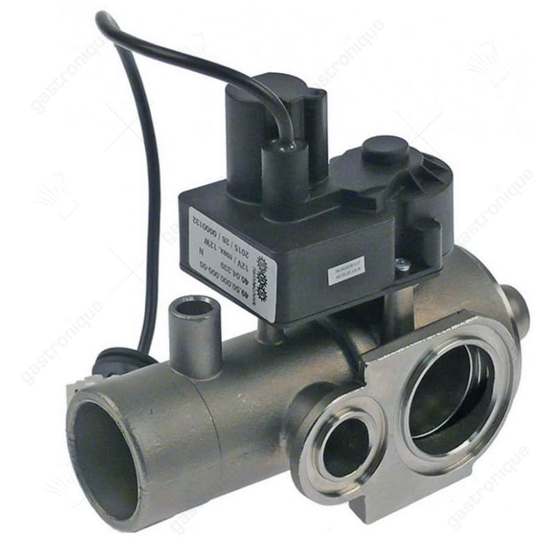 afvoerventiel enkel 12V ingang 40mm uitgang 40mm voor heteluchtoven