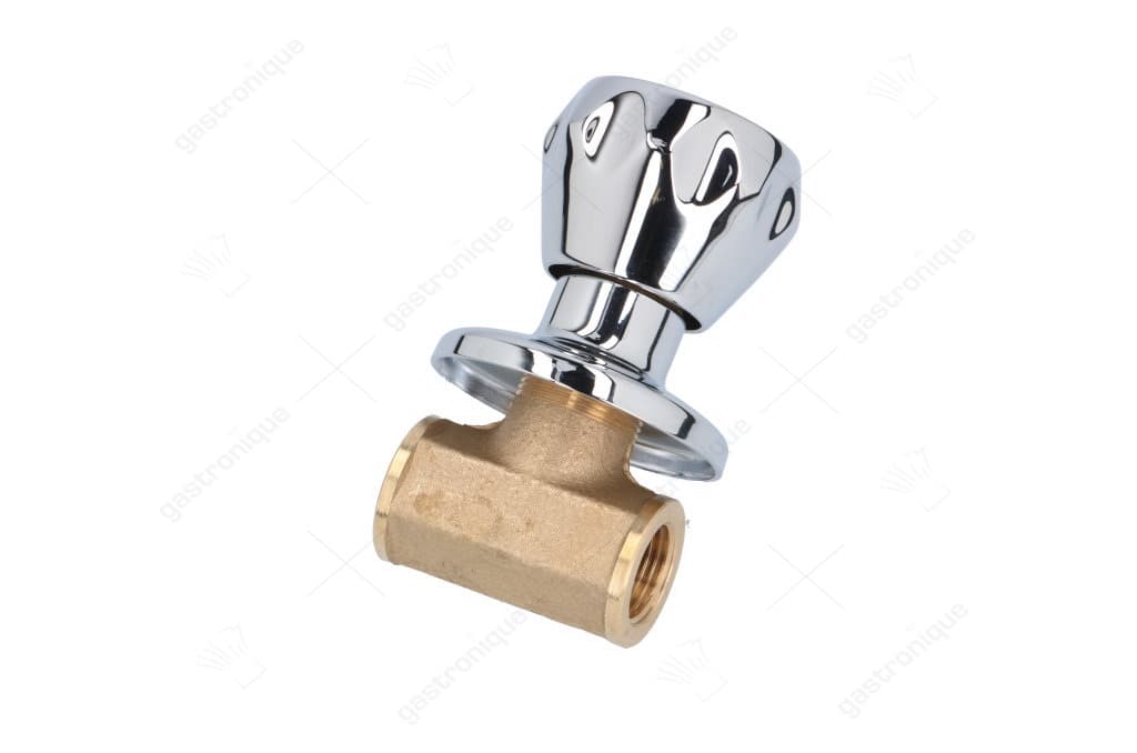 afsluitkraan aansluiting 1/2" 1/2" koud