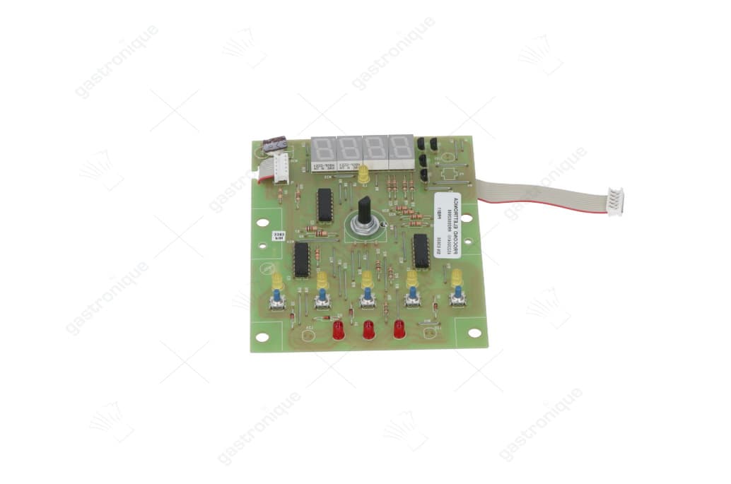bedienings printplaat+display 132x110 mm