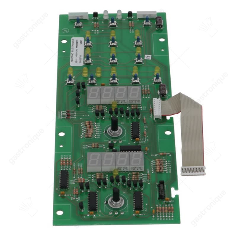 bedieningsprint voor heteluchtoven L 275 mm B 110 mm