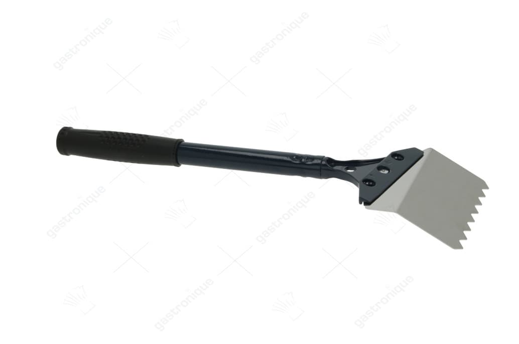 grooved fry top scraper