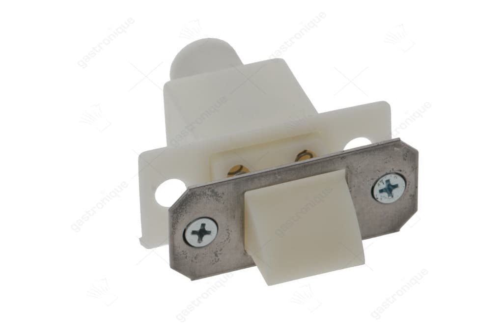 snapslot bevestigingsafstand 44mm kunststof flens L 58mm flens B 25mm voor deur - Image 1