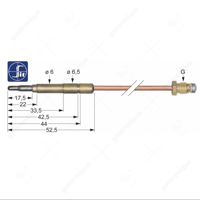 thermokoppel sit m8x1 32 cm - Image 1