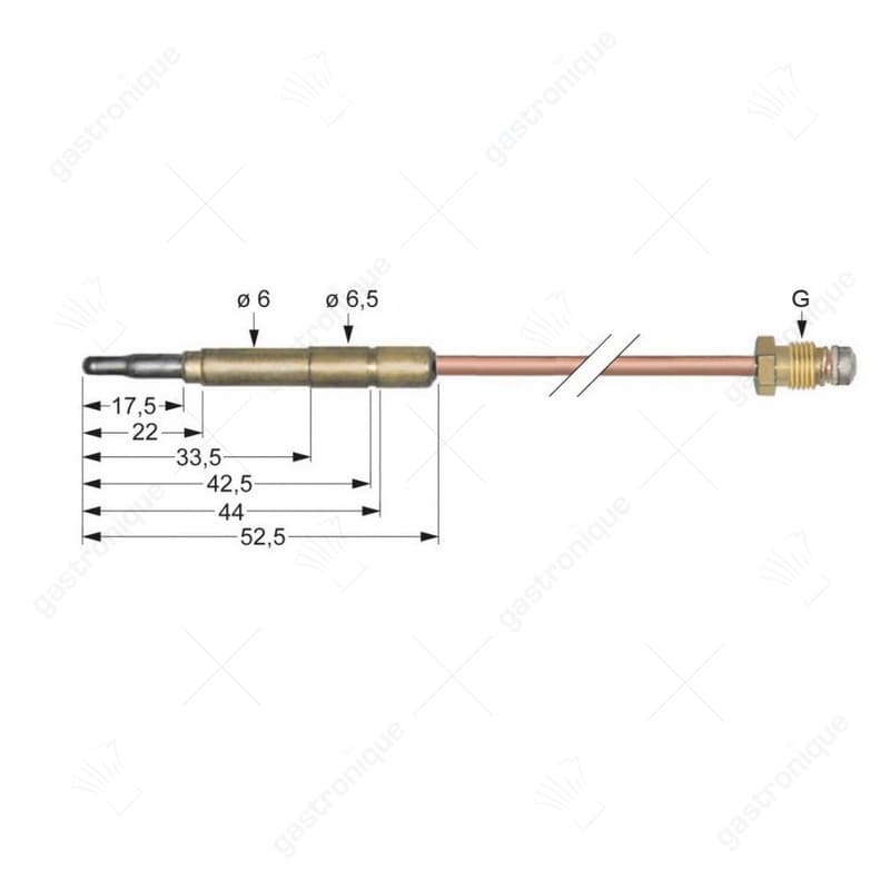 thermocouple sit quick m8x1 60 cm - Image 1