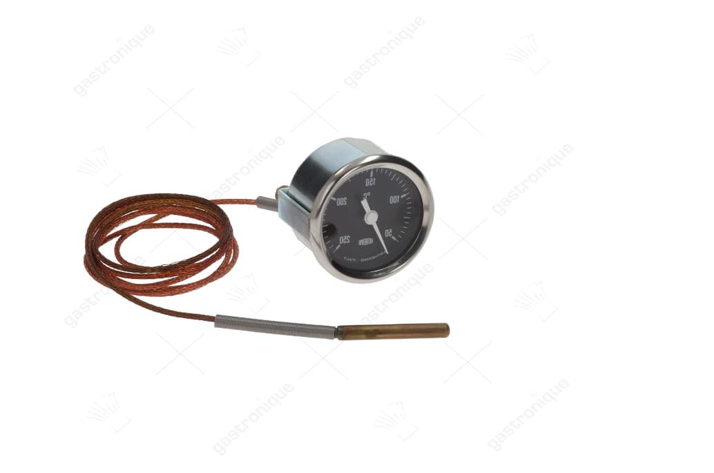 tele-thermometer black ø 52 mm 50-250°c