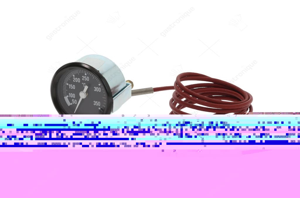 tele-thermometer black ø 52 mm 50-350°c