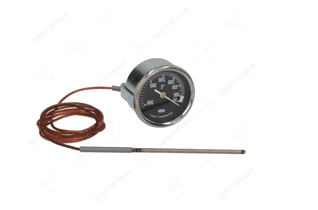 tele-thermometer black ø 60 mm 50-350°c