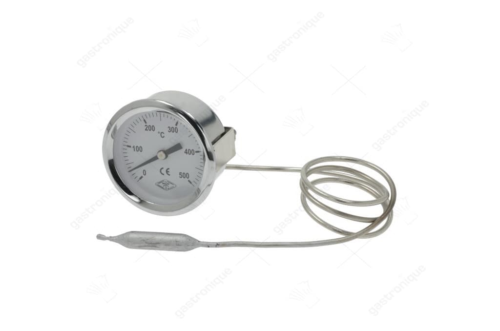 TELETHERMOMETER WIT ø 60 mm 0-500°C 3441058 metalen omhulsel
