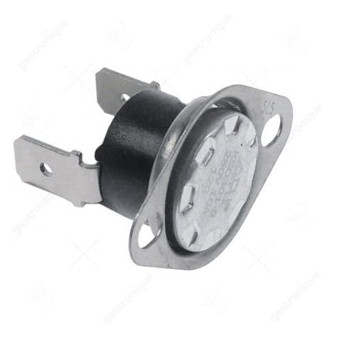 clixonthermostaat LA 23,5mm uitschakeltemp. 120°C 1NC 1-polig 10A aansluiting F6,3 2-gatsbevestiging - Image 1