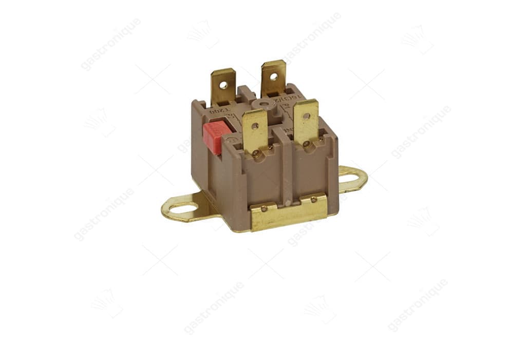 maximaalclixon LA 40mm uitschakeltemp. 100°C 2NC 2-polig 16A aansluiting F6,3 2-gatsbevestiging