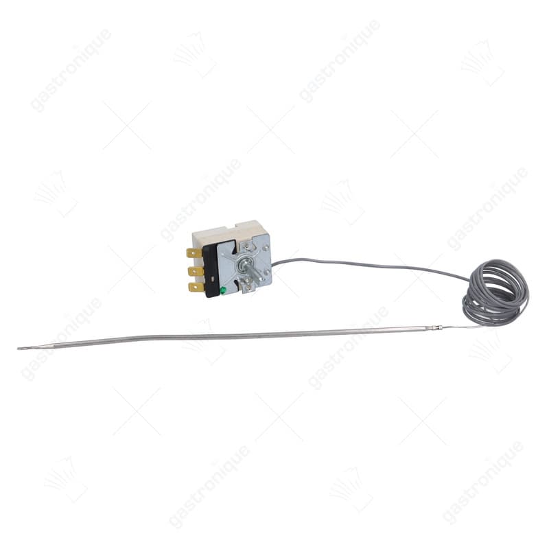 thermostaat t.max. 90°C instelbereik 0-90°C 1-polig 1CO 16A voeler ø 3,1mm voeler L 247mm