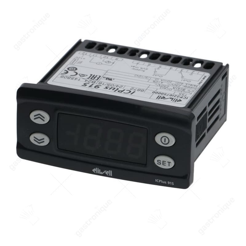 elektronische regelaar ELIWELL type ICPlus915 model ICP22I0750000 inbouwmaat 71x29mm 230V