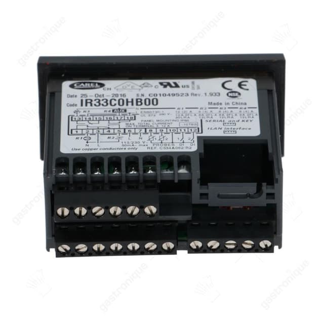 elektronische regelaar CAREL IR33C0HB00 inbouwmaat 71x29mm inbouwdiepte 94mm 115/230V - Thumbnail 2