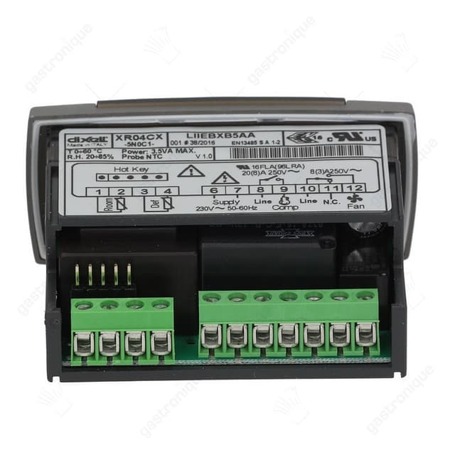 elektronische regelaar DIXELL XR04CX-5N0C1 inbouwmaat 71x29mm inbouwdiepte 50mm 230V spanning AC NTC/PTC - Thumbnail 2