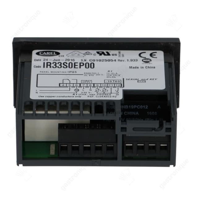 elektronische regelaar CAREL IR33S0EP00 inbouwmaat 71x29mm inbouwdiepte 57mm 230V - Thumbnail 2