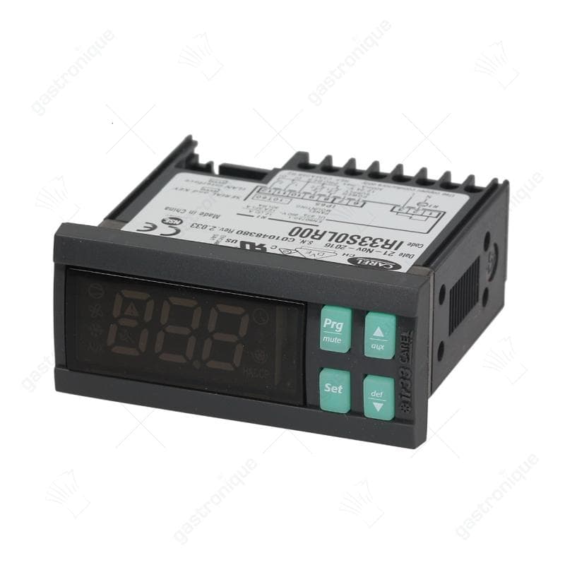 elektronische regelaar CAREL IR33S0LR00 inbouwmaat 71x29mm inbouwdiepte 70,5mm 12/24V