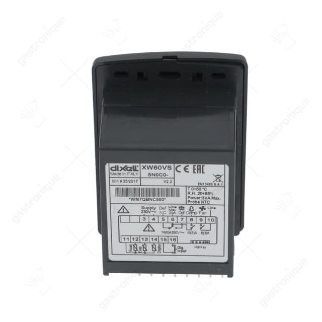 Elektronische regelaar DIXELL XW60VS-5N0C0 inbouwmaat 55x70mm inbouwdiepte 40mm 230V - Thumbnail 2