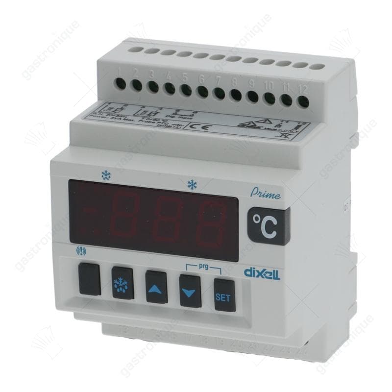 Elektronische regelaar DIXELL type XR40D-5P0C1 230V NTC/PTC 20A 8A digitaal DIN-rail