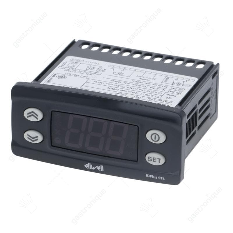 elektronische regelaar ELIWELL type IDPlus 974 model IDP2EDB700000 inbouwmaat 71x29mm 230V