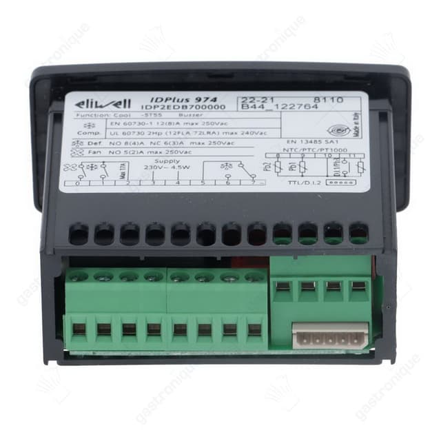 elektronische regelaar ELIWELL type IDPlus 974 model IDP2EDB700000 inbouwmaat 71x29mm 230V - Thumbnail 2