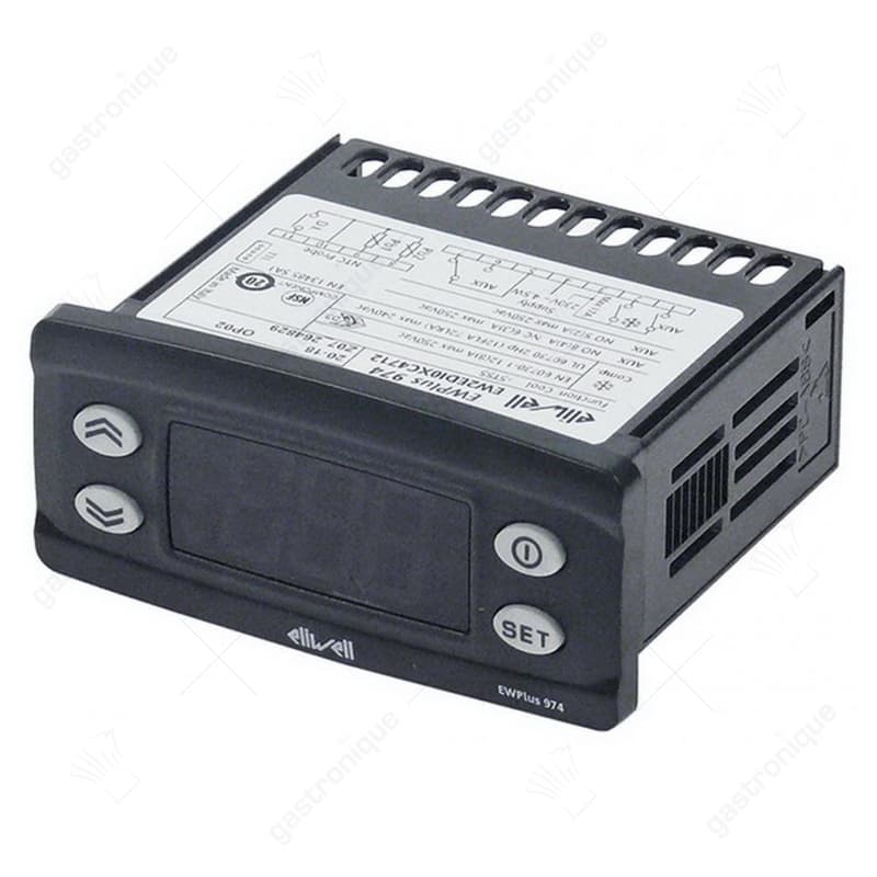 elektronische regelaar 230V inbouwmaat 71x29mm montage inbouwversies relaisuitgang 3 NTC NTC DI - Image 1