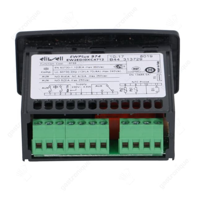 elektronische regelaar 230V inbouwmaat 71x29mm montage inbouwversies relaisuitgang 3 NTC NTC DI - Thumbnail 2