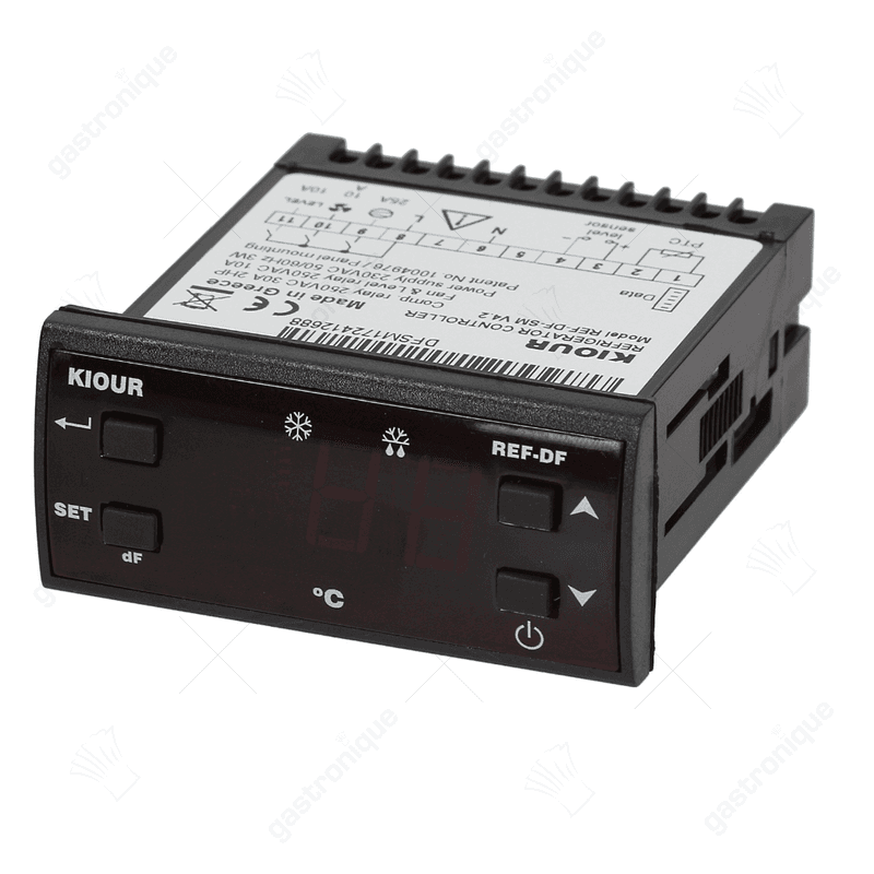 Elektronische regelaar 230V inbouwmaat 71x29mm PTC montage inbouwversies relaisuitgang 3
