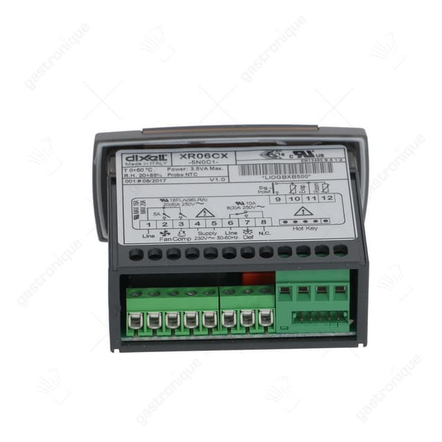 elektronische regelaar DIXELL XR06CX-5N0C1 inbouwmaat 71x29mm 230V spanning AC NTC - Thumbnail 2