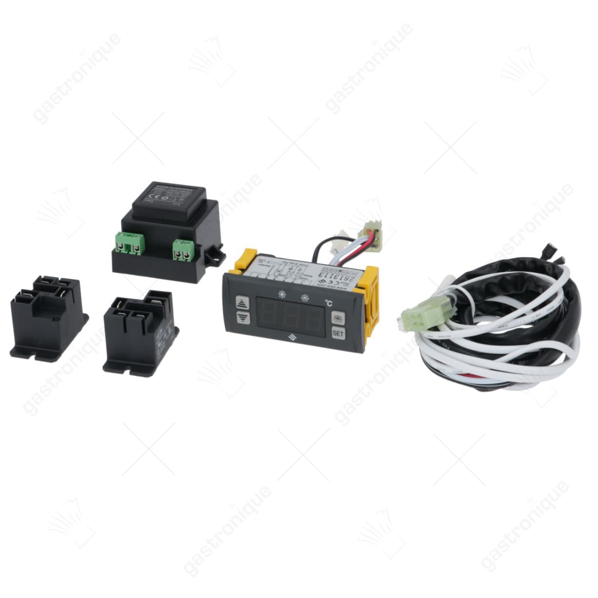 elektronische regelaar SHANGFANG type SF-104S-2 inbouwmaat 71x29mm 230V spanning AC NTC - Image 1