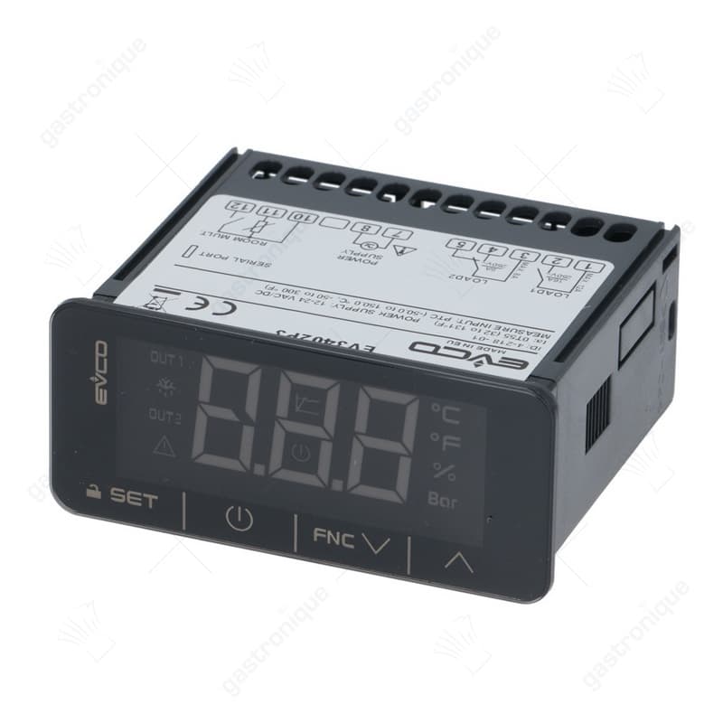 elektronische regelaar EVCO EV3402P3 12-24 VAC/DC 2 probes (not incl.)