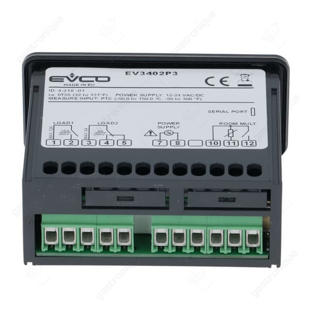 elektronische regelaar EVCO EV3402P3 12-24 VAC/DC 2 probes (not incl.) - Thumbnail 2