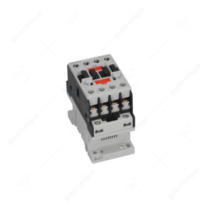 relais AC1 25A 400VAC (AC3/400V) 9A/4kW hoofdcontact 3NO hulpcontact 1NO