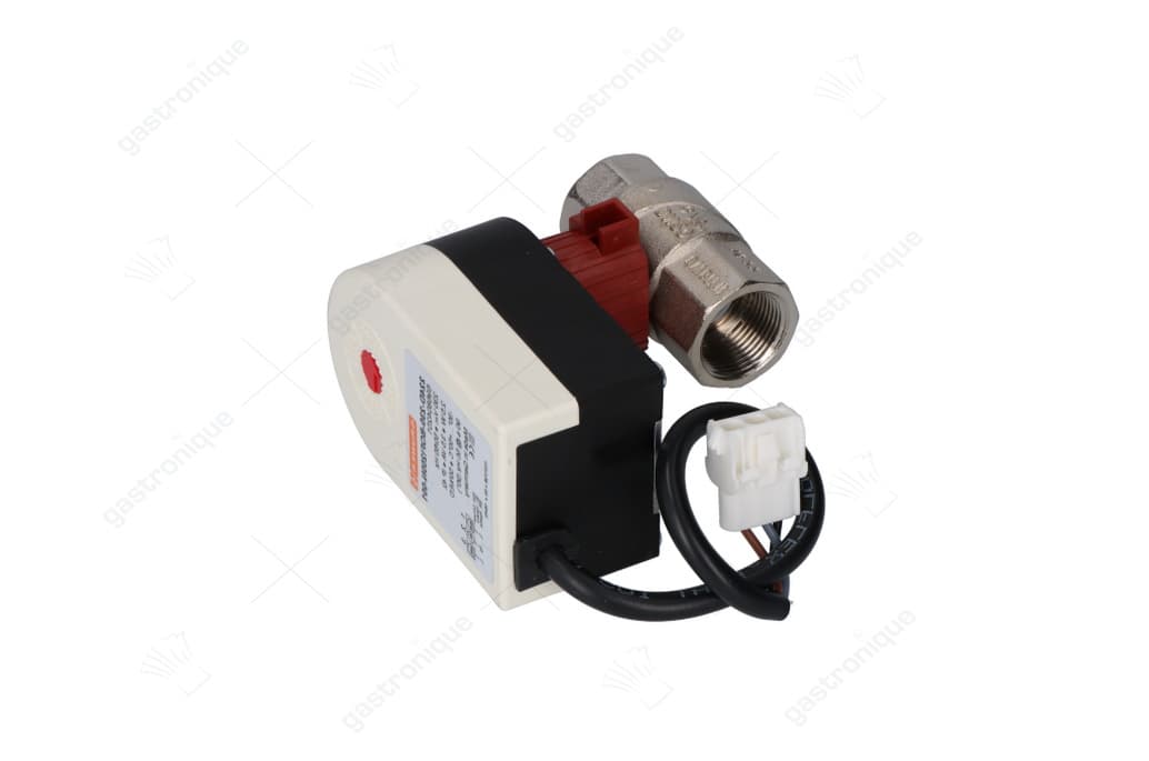 kogelkraan ingang 3/4" ID uitgang 3/4" ID met steker 230V L 65mm 50/60Hz stroomloos gesloten