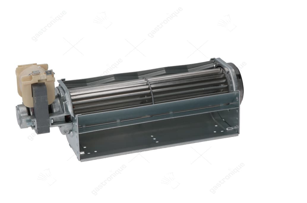 Dwarsstroomventilator motor rechts 180 mm ø 45 mm 230 Volt 26 Watt