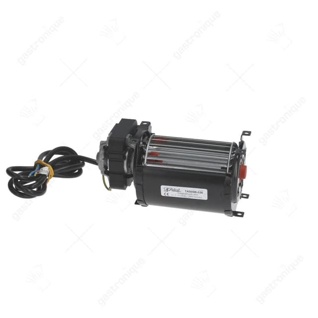 Dwarsstroomventilator motor rechts 90 mm ø 15 mm 230 Volt 18 Watt - Thumbnail 2