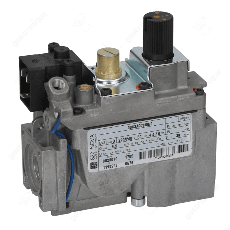 gasventiel SIT serie 230V 50Hz gasingang 1/2" gasuitgang 1/2" thermoelementaansluiting M9x1