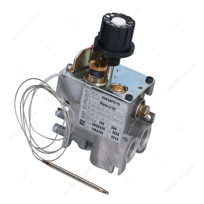 gasthermostaat type serie 630 Eurosit 100-340°C gasingang 3/8" gasuitgang 3/8"