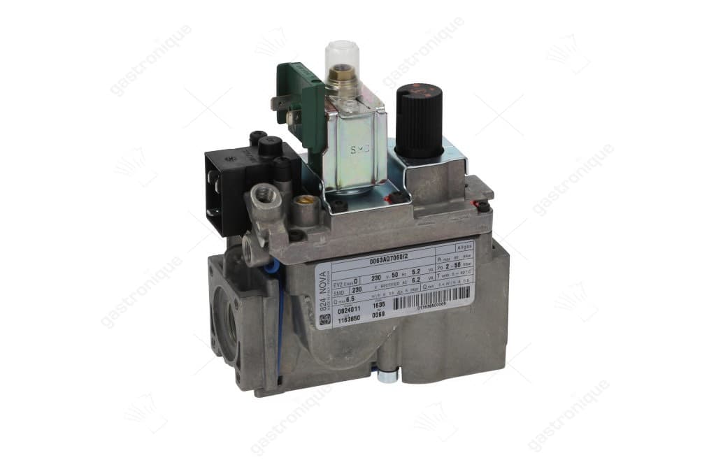 gasventiel SIT serie 230V 50Hz gasingang 1/2" gasuitgang 1/2" thermoelementaansluiting M9x1