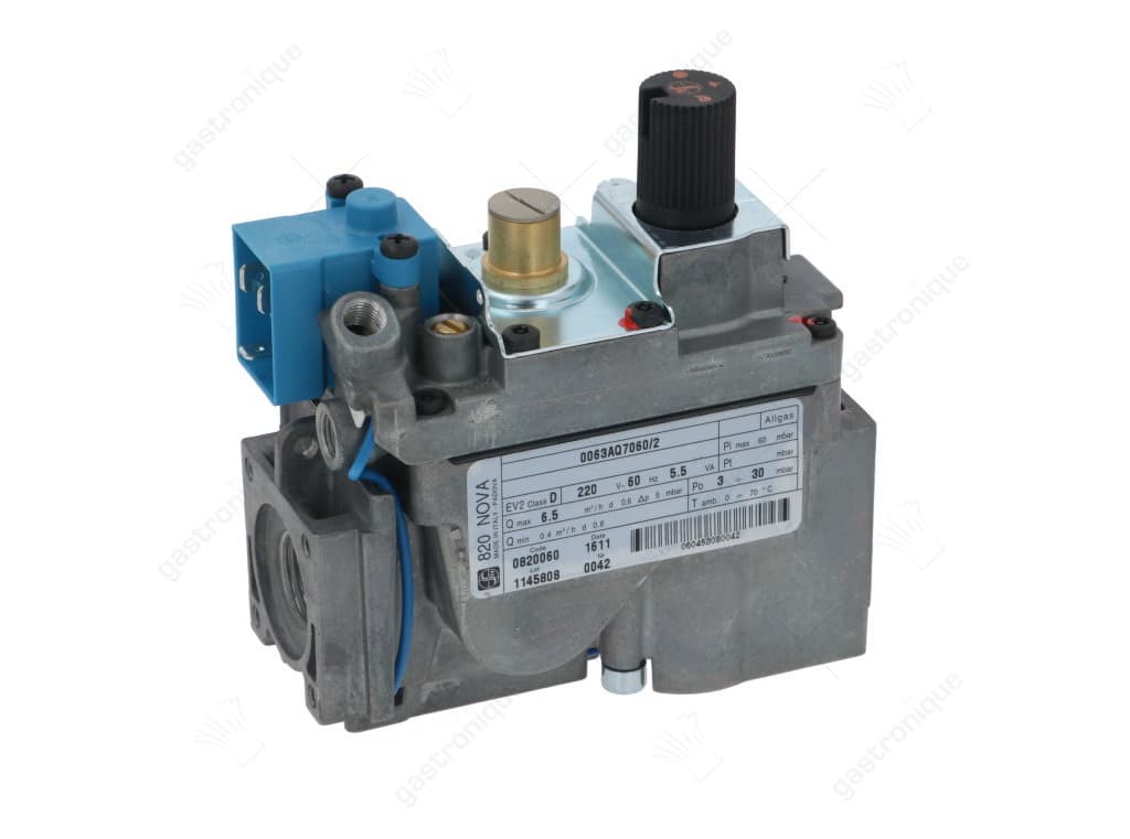 gasventiel SIT serie Novasit 820 220V 60Hz gasingang 1/2" gasuitgang 1/2"