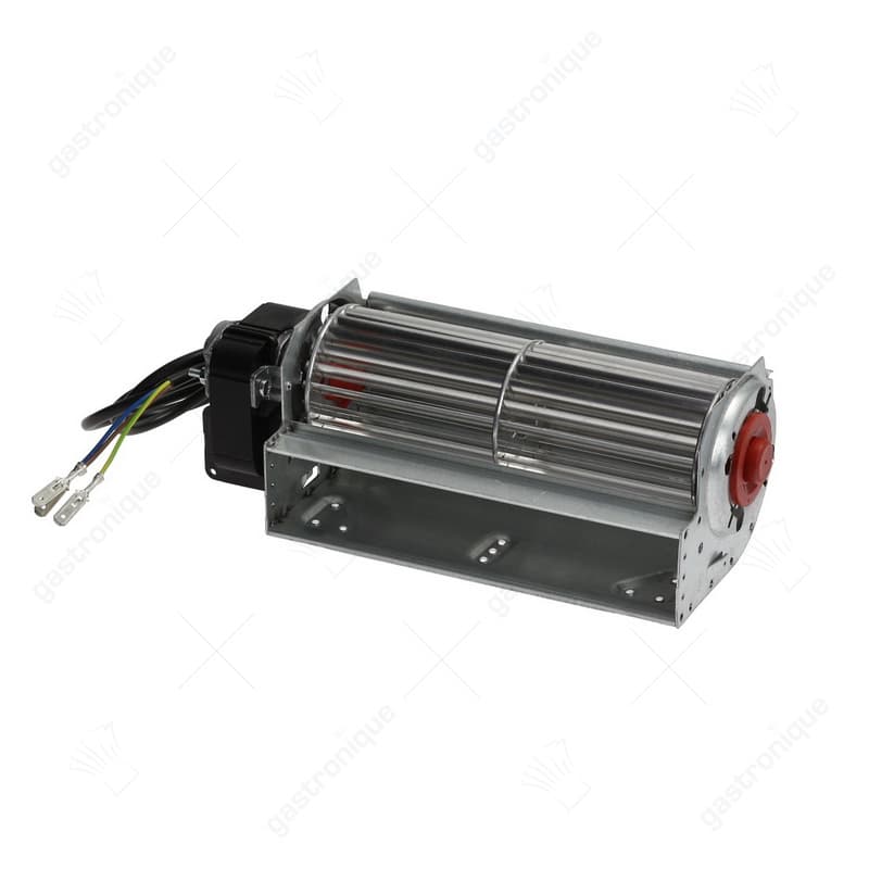 Dwarsstroomventilator motor links 180 mm ø 60 mm 230 Volt 27 Watt
